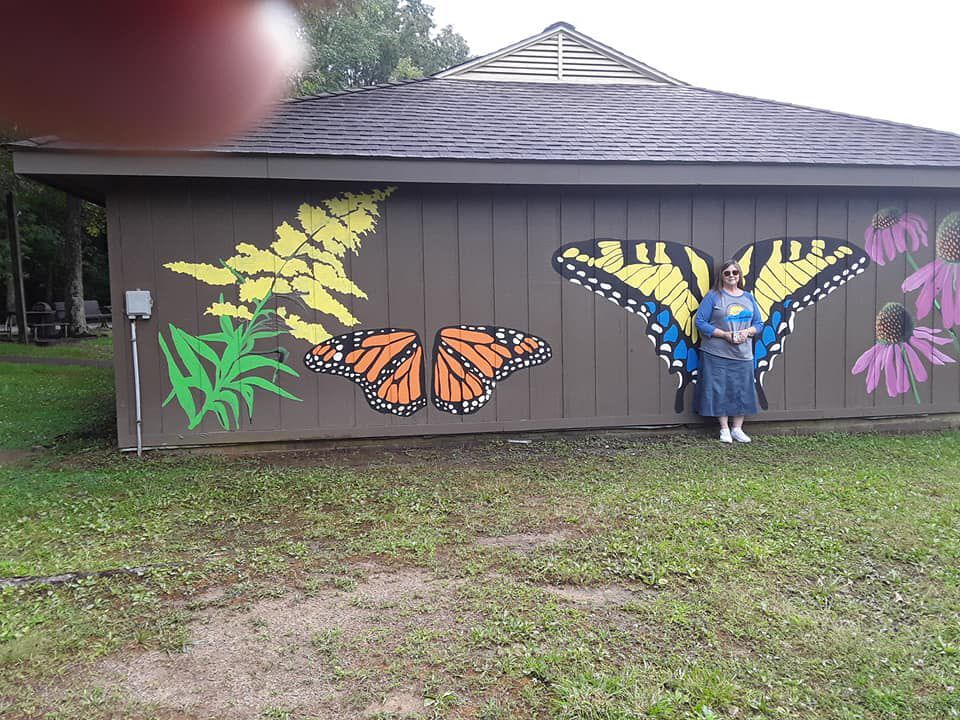 Butterfly kisses at Lake Malone